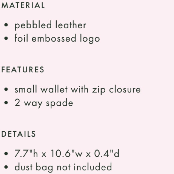 BLACK Kate Spade pouch - Picture 6 of 7